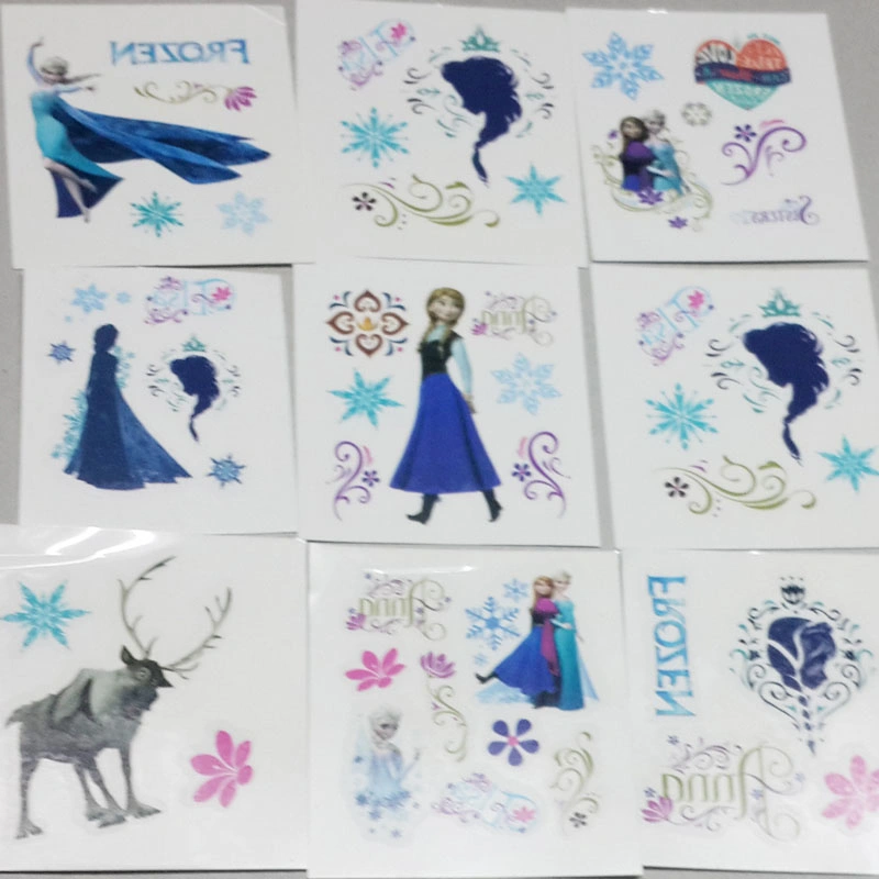 Wholesale New 5X5cm Frozen Tattoo Sticker, Children Cartoon Stickers