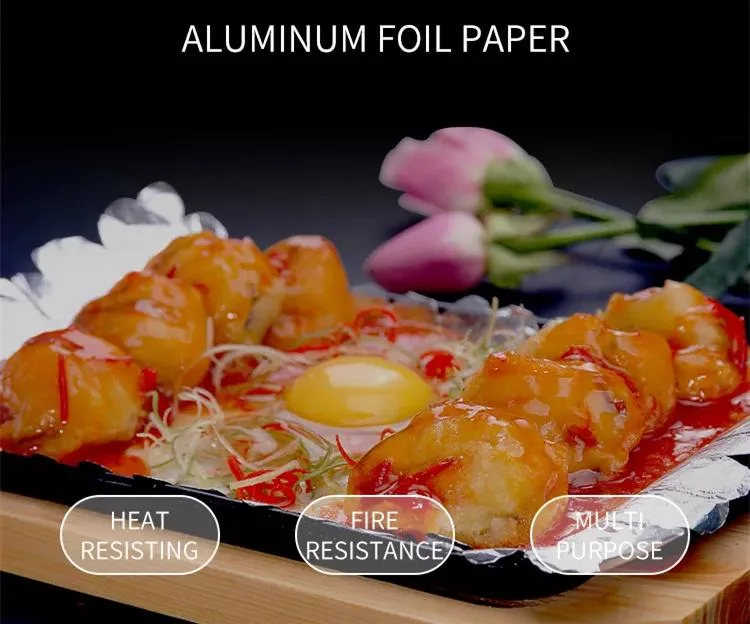 6-30 Microns 8011 H24 Household Catering Aluminium Foil for Cooking Storing Freezing and Wrapping