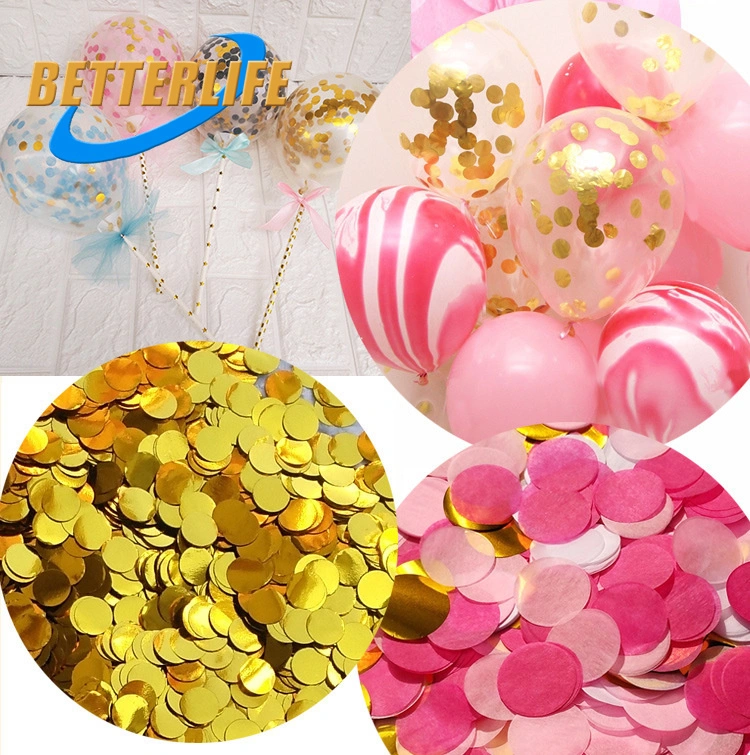 Custom 1kg Bulk Circle Heart Stars Super Surprise Mixing Bowl City Biodegradable 12 Paper for Wedding Birthday School Party Supplies Confetti Cannon