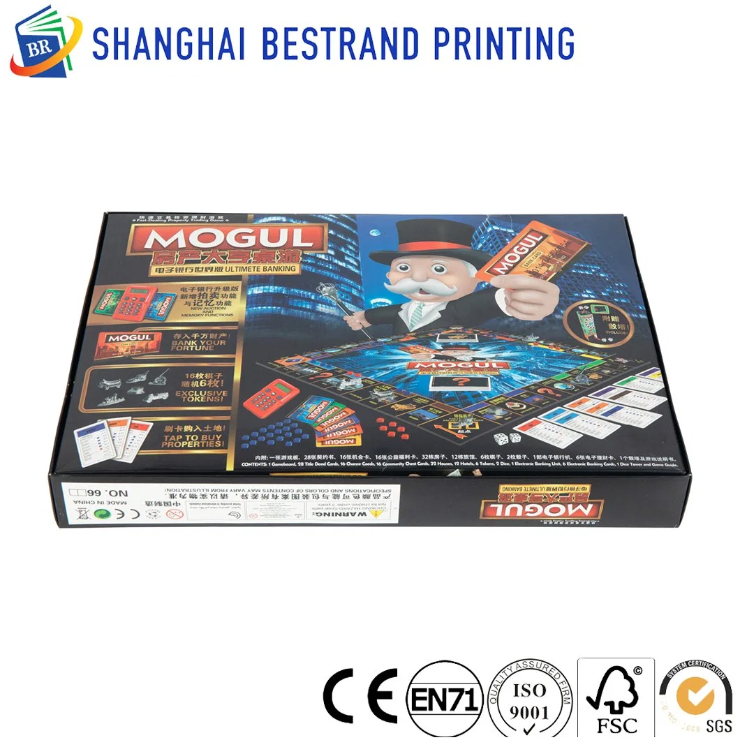 Adult Customize Design Printing Fast-Paced Cooperative Game Board Game Set