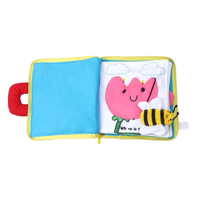 0-1 Year Old Children Tear Cloth Book Baby Enlightenment Preschool Education Ring Paper Toy Animal Environment Understanding Cloth Book