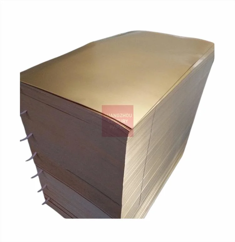 Hot Selling 250 GSM A4 Mirror Foil Metallic Board Gold Silver Cardstock Holographic Paper