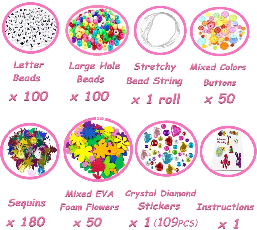 DIY Arts and Crafts Supplies Kit Craft Art Material Set for Kids