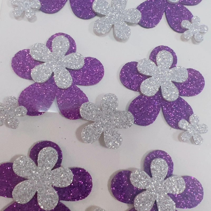 Custom Christmas Scrapbooking Decoration Die-Cut Glitter Foam Stickers