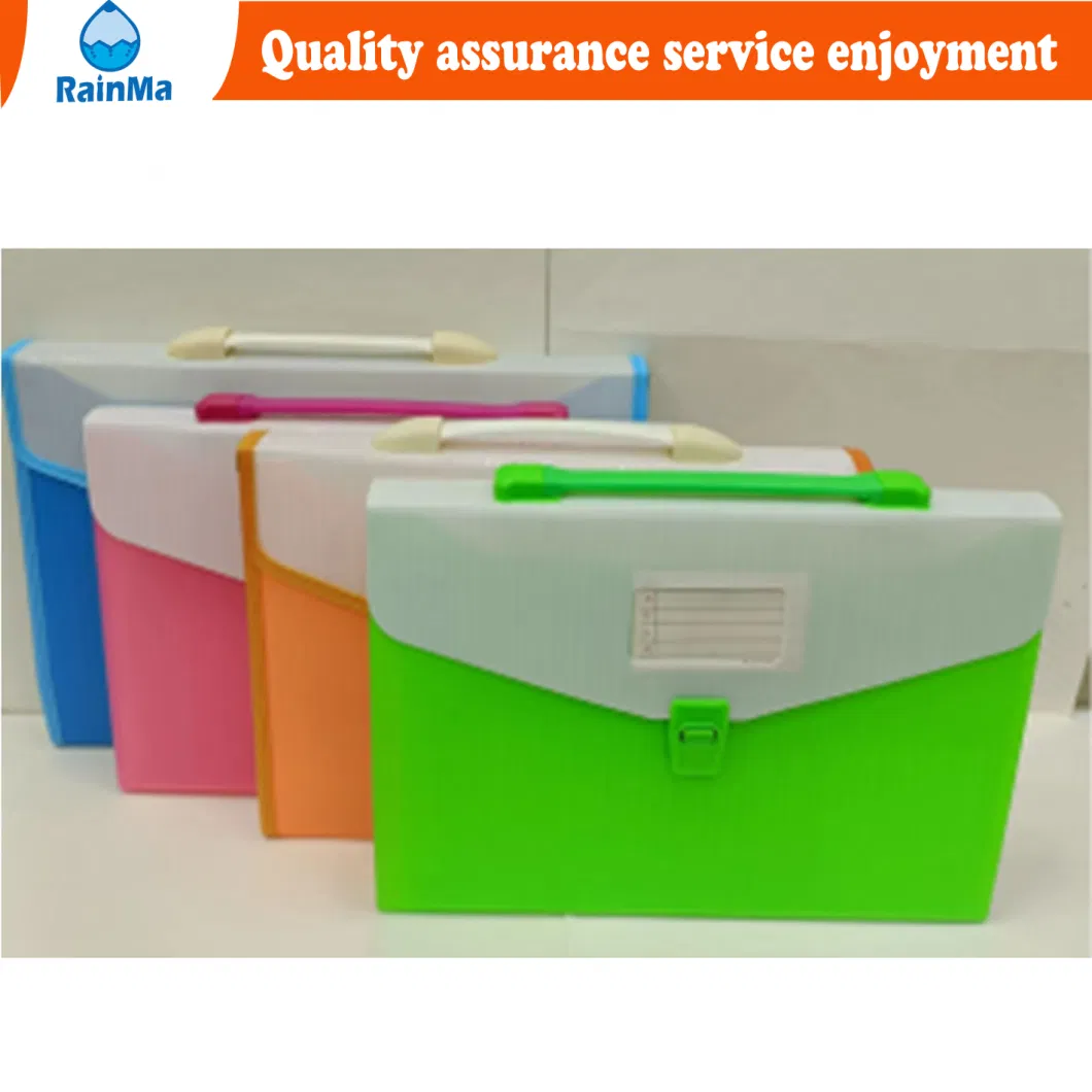 School A3 Colour PP Portable Examination Paper Display Book with Frisbee Button