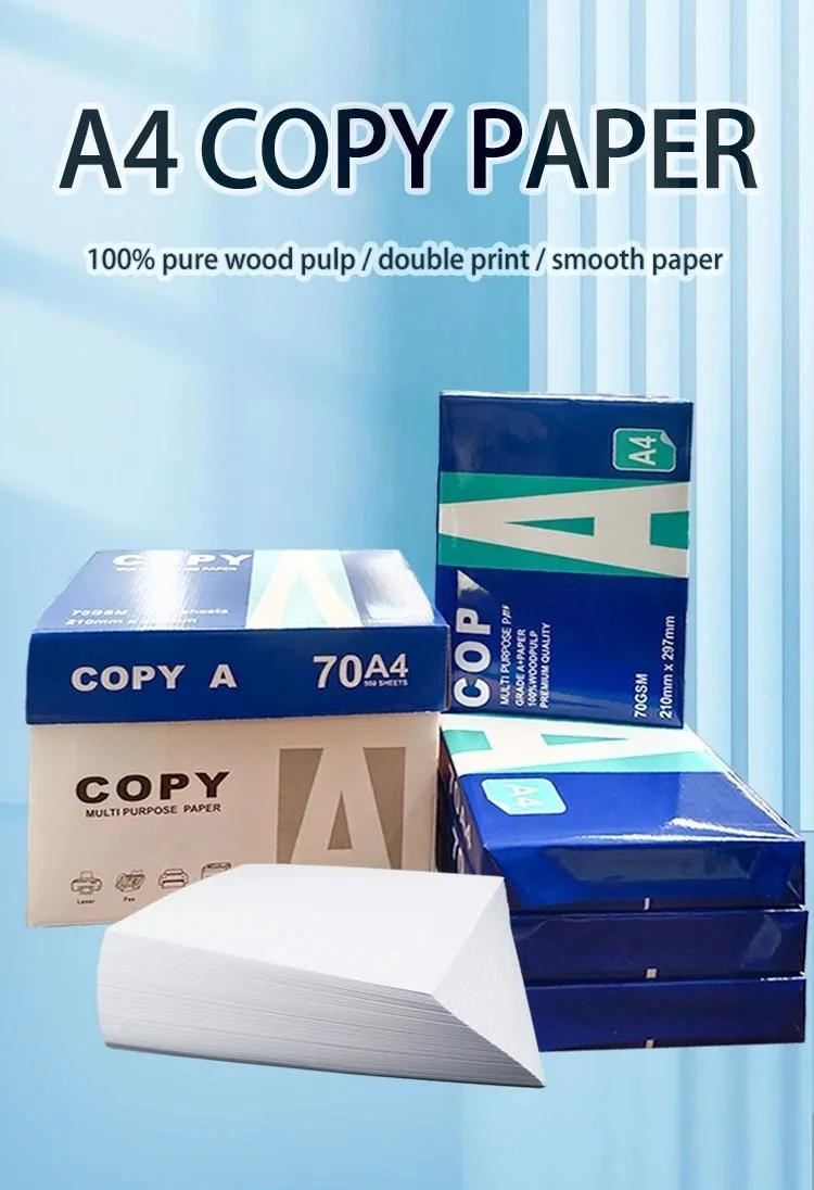 A4 Printing Paper Directly Supplied by The Manufacturer 70g 80g Copy Paper Office Paper Children&prime;s Origami Pure Wood Pulp White