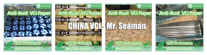 Anti-Rust Crepe Surface Packing Paper Vci Kraft Paper for Auto Parts