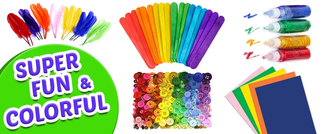 All in One Craft Art Supply Kit Arts Set Crafts for Kids