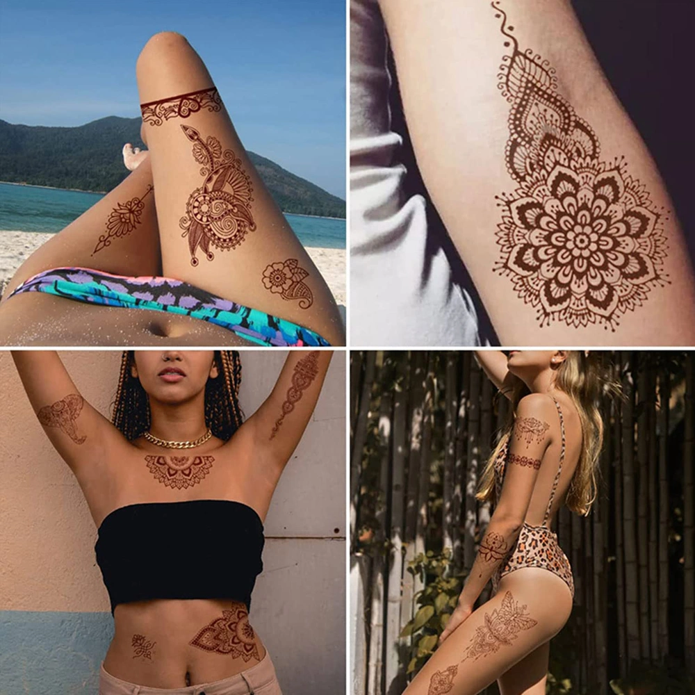 3D Flower Fg Long Term Sexy Butterfly Art Pigment Tattoo Sticker