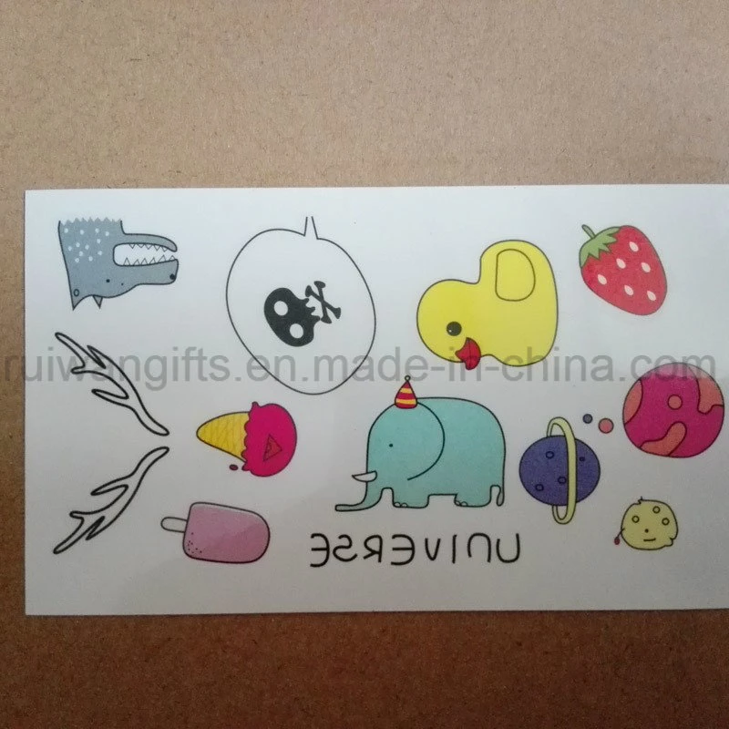 Hot Cartoon Gifts 5X3cm Frozen Tattoo Sticker