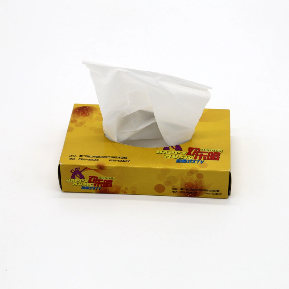 Customized Soft 1/2 Fold Box Facial Tissue Paper