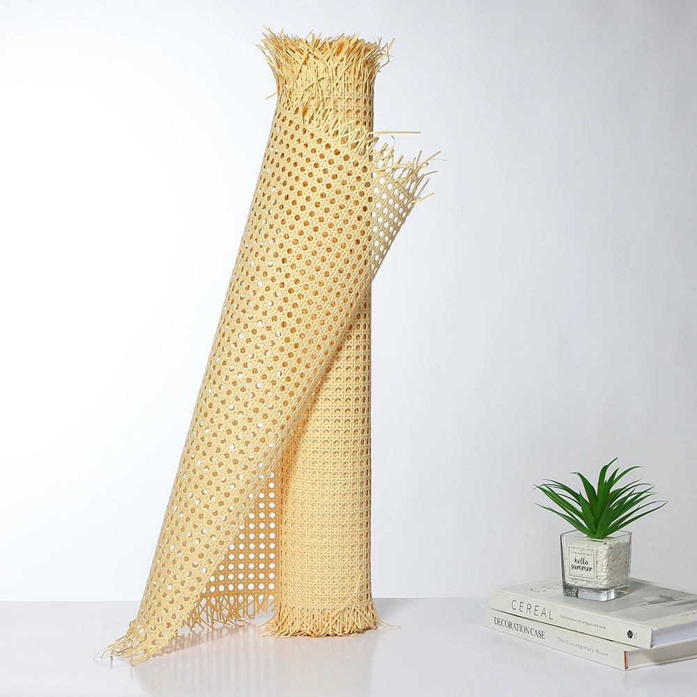 Natural Rattan Cane Roll Weaving Mesh Raw Rattan Webbing Material Paper Rattan for Furniture