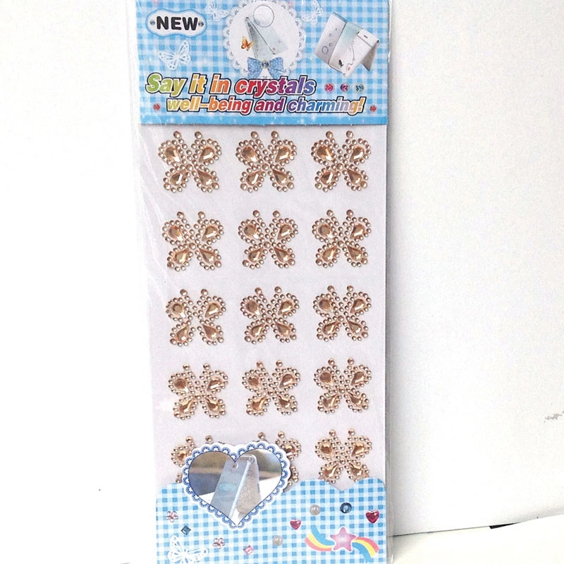 Butterfly Acrylic Crystal Diamond Stickers (sti078)