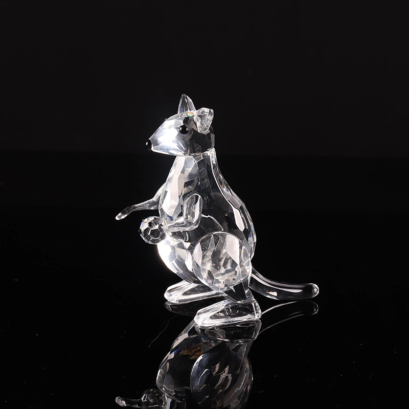 Handmade Crystal Animals Figure Kangaroo (KS04041)