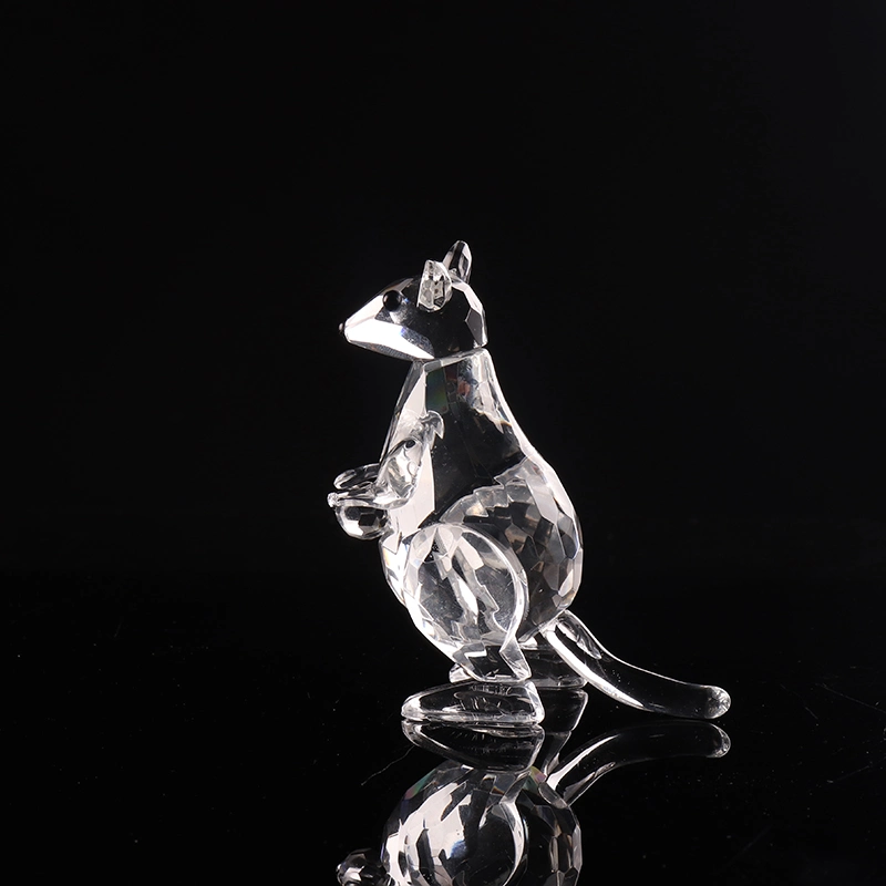 Handmade Crystal Animals Figure Kangaroo (KS04041)