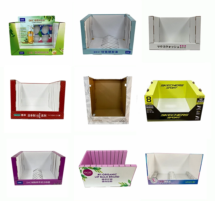 Customized Japanese Style White Color Cardboard Display Pallet Shipping Package Boxes