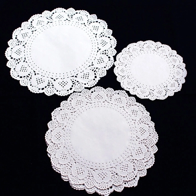 Disposable Round Paper Doilies Food Grade