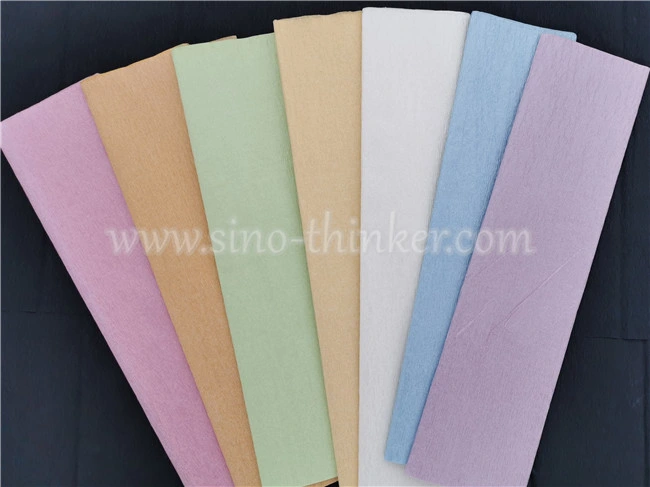 Pearl Curled Crepe Paper for DIY Flower Paper Rose Material