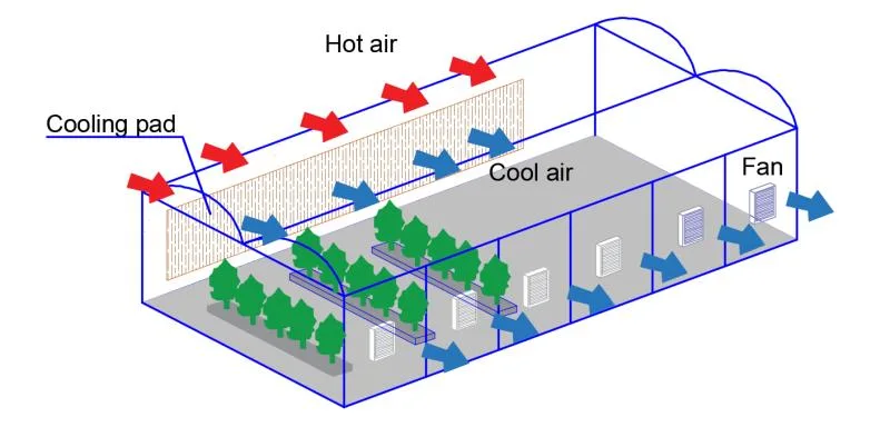 Factory Manufacturer Poultry / Greenhouse / Industrial Color Paper Evaporative Honeycomb Cooling Pad