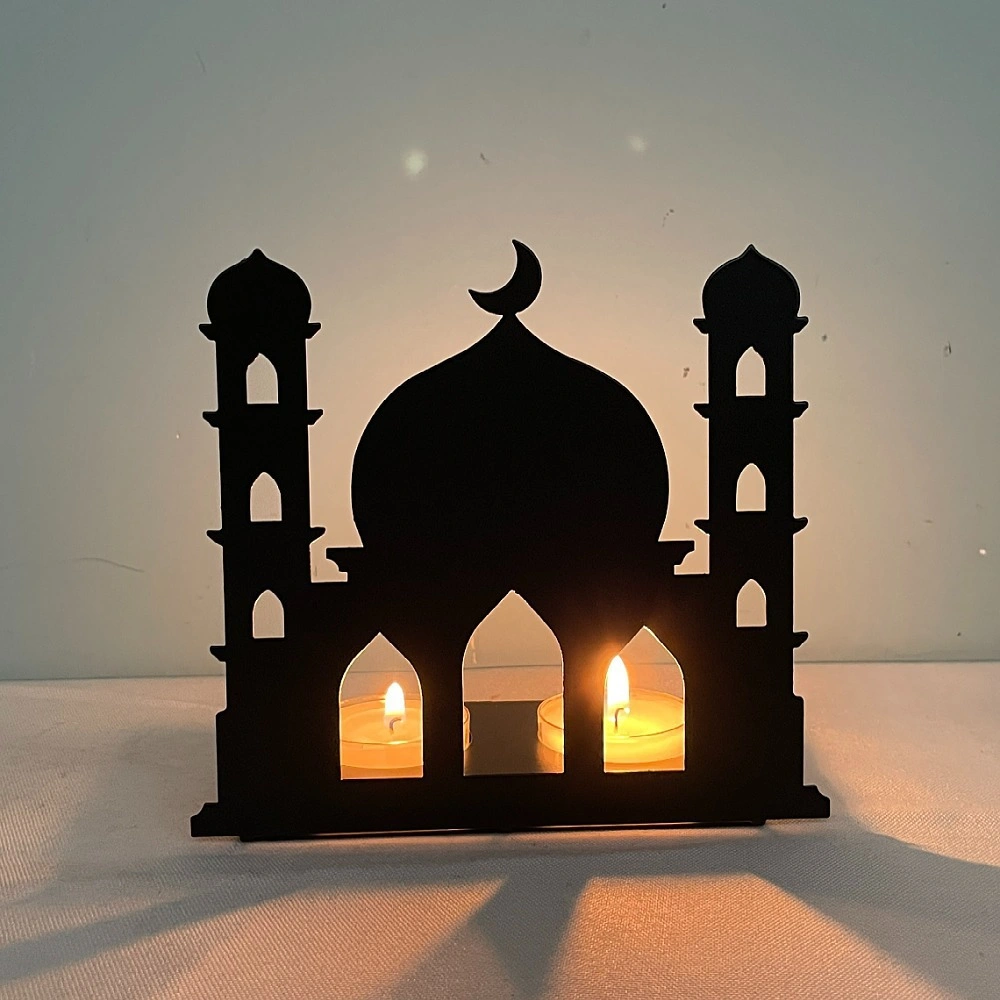 Castle Candlestick Home Decoration Eid Mubarak Festival Decoration Crafts for Ramadan