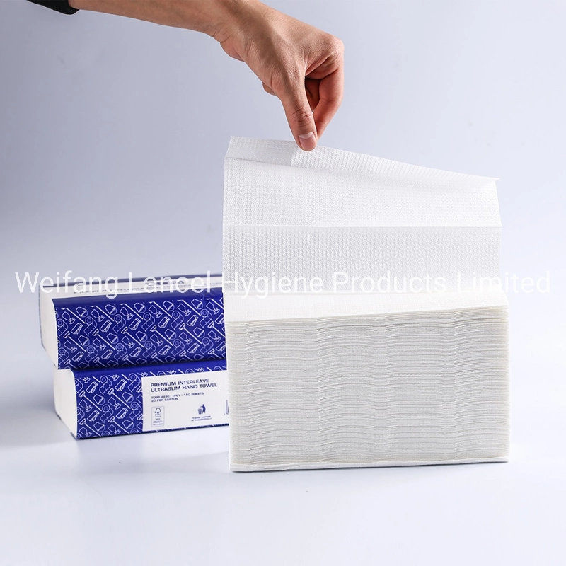 100% Pulp V Fold 2-Ply Laminated Hand Towel Paper