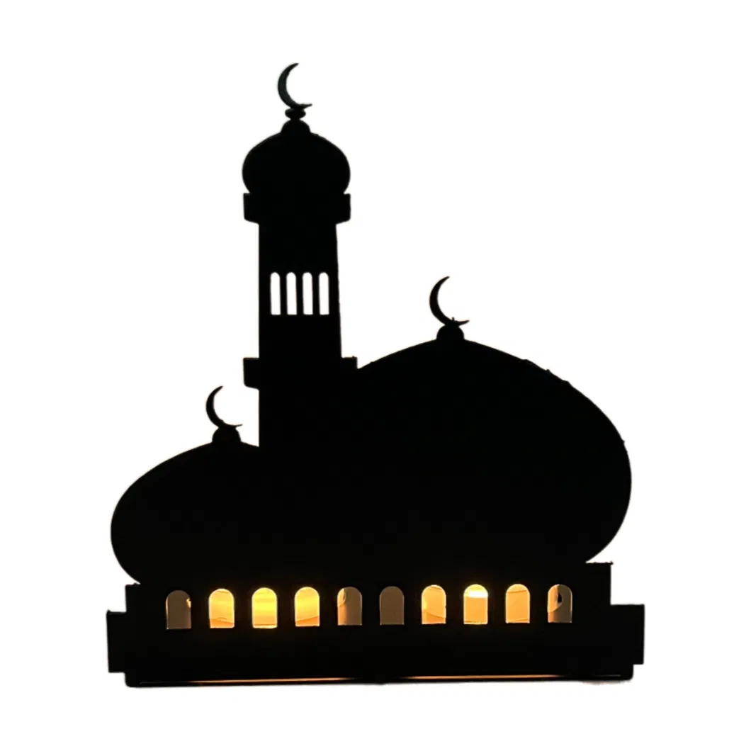 Castle Candlestick Home Decoration Eid Mubarak Festival Decoration Crafts for Ramadan