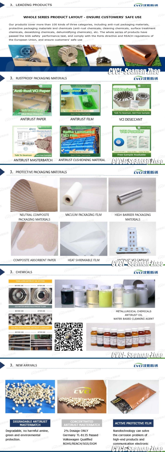 Anti Rust Vci Paper for Wrapping Metal Product