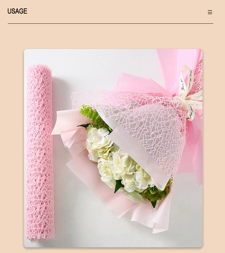 Flower Packing Mesh Floral Bouquets Packing Material