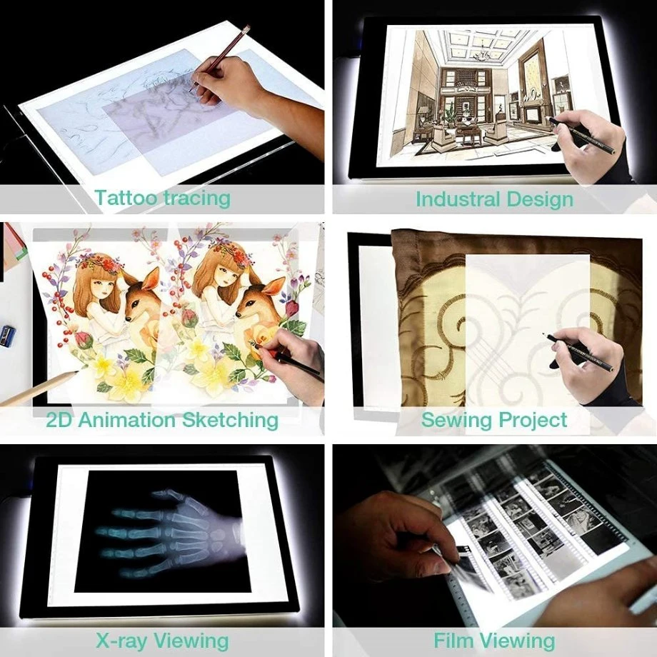 A4, A3, A2 LED Tracing Light Table Copyboard LED Light Pad