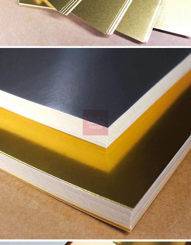 250g Color Metallic Cardstock Paper Craft Cardboard Art Projects Mirror Foil Mirror Cardstock