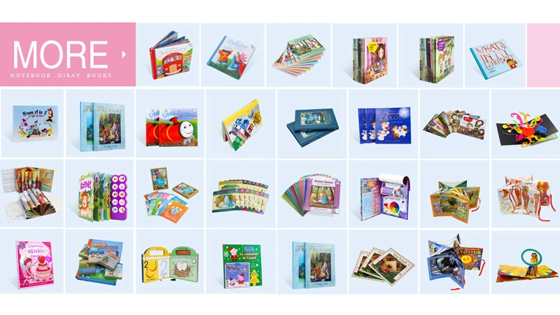 2024 Custom Children Story Hardcover Book Children Cardboard Book Printing Service