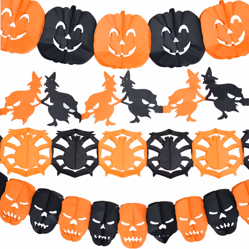 Halloween Paper Garland Decorations Hot Decoration Halloween Propsparty Decoration Kit