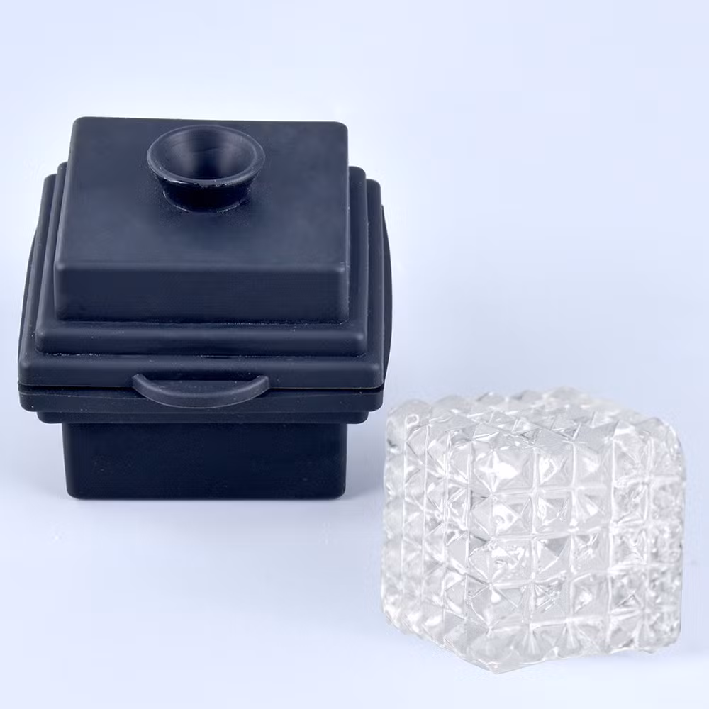 Promotional Quick-Freezing Silicone Single Large Ice Cube Molds Whiskey Square Ice Cream Tray