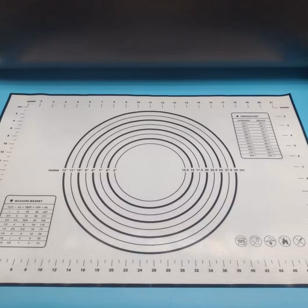 -40&ordm; C to 250&ordm; C Heat and Low Temperature Resistant Silicone Pastry Mat