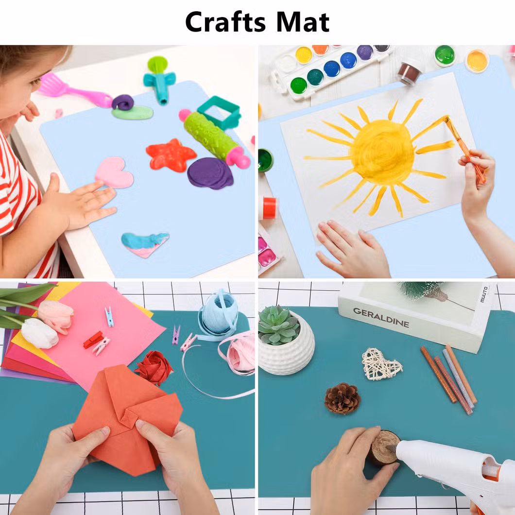 Heat-Resistant Pad Silicone Table Plate Mat Placements for Dining Table