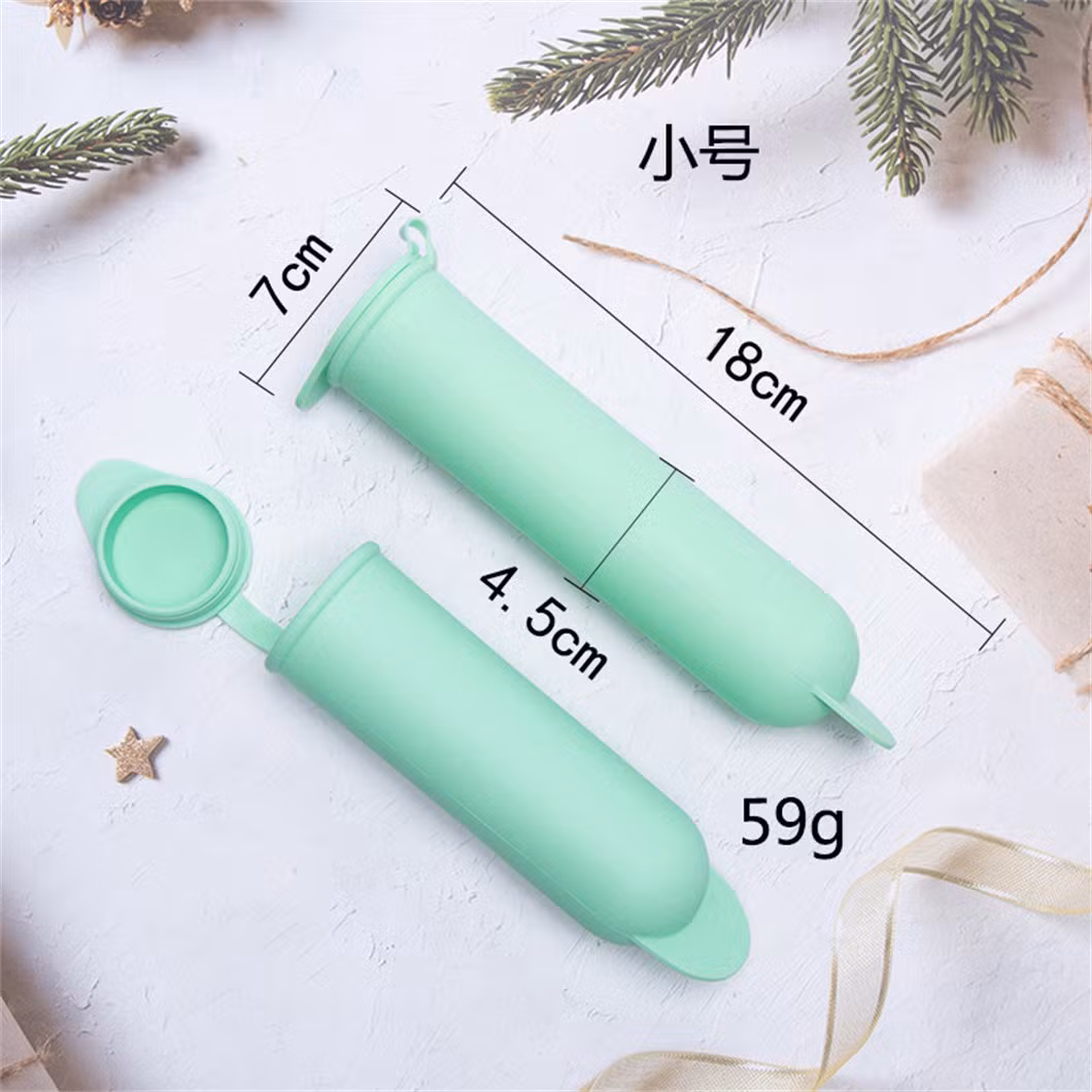 Wholesale Food Grade Easy Clean Release Popsicle Mold Silicone Ice Lolly Moulds
