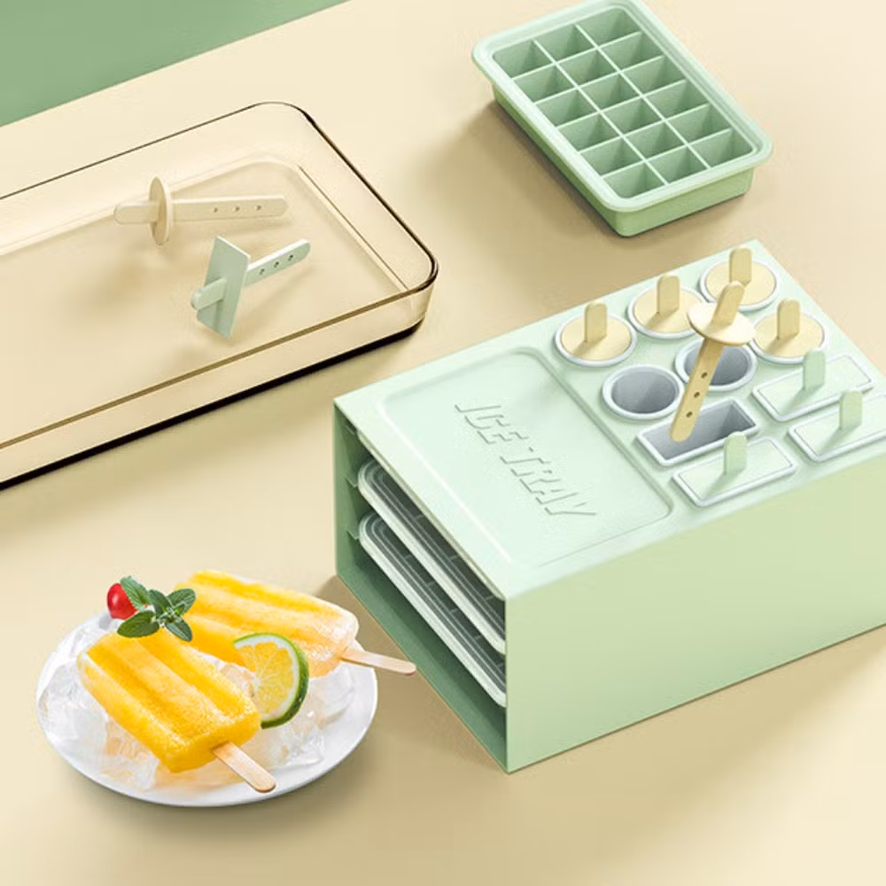 Ice Cube Tray with Popsicle Molds Bl27772