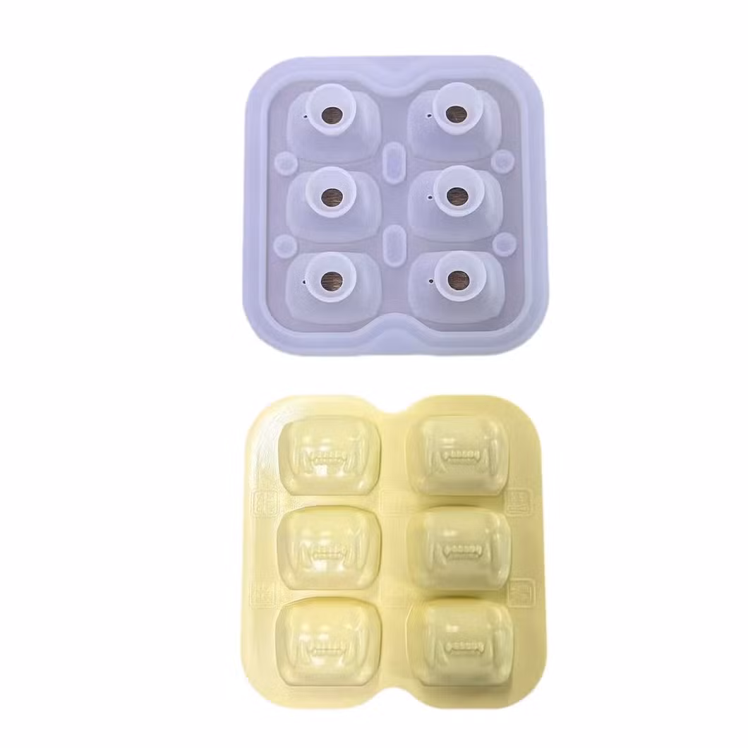 Hot Sale BPA Free Silicone Ice Cube Tray Molds Freezer with Lid