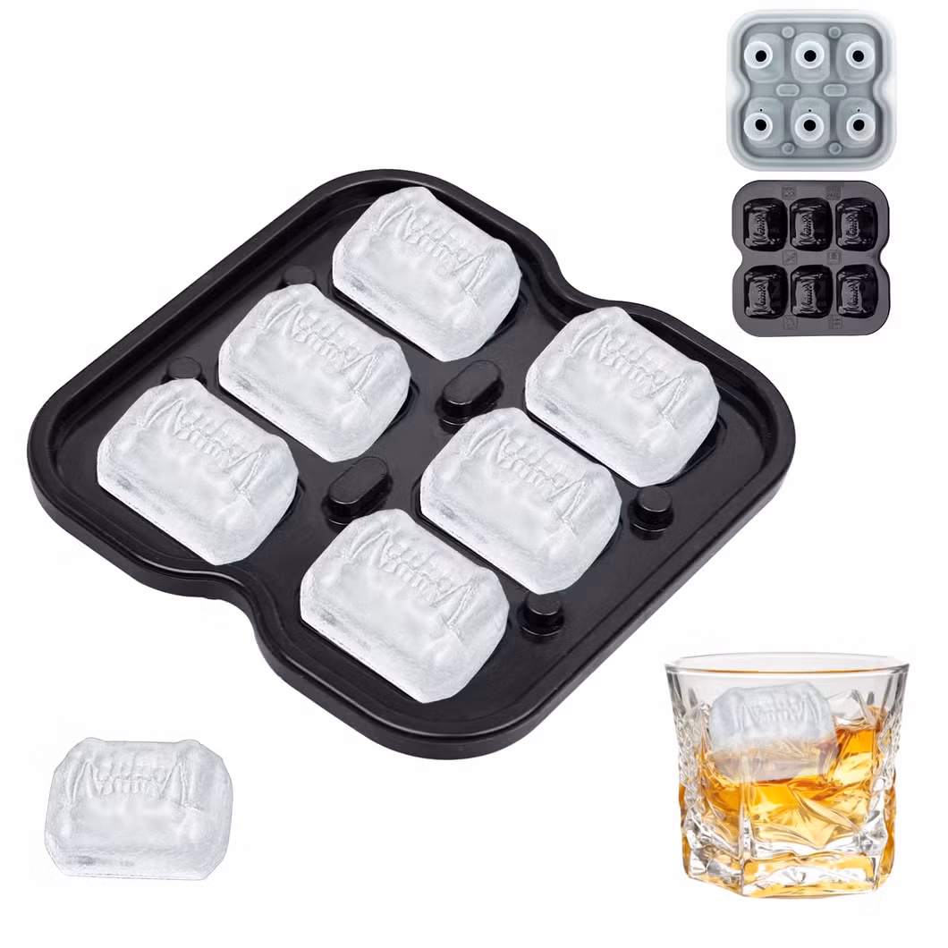 Hot Sale BPA Free Silicone Ice Cube Tray Molds Freezer with Lid