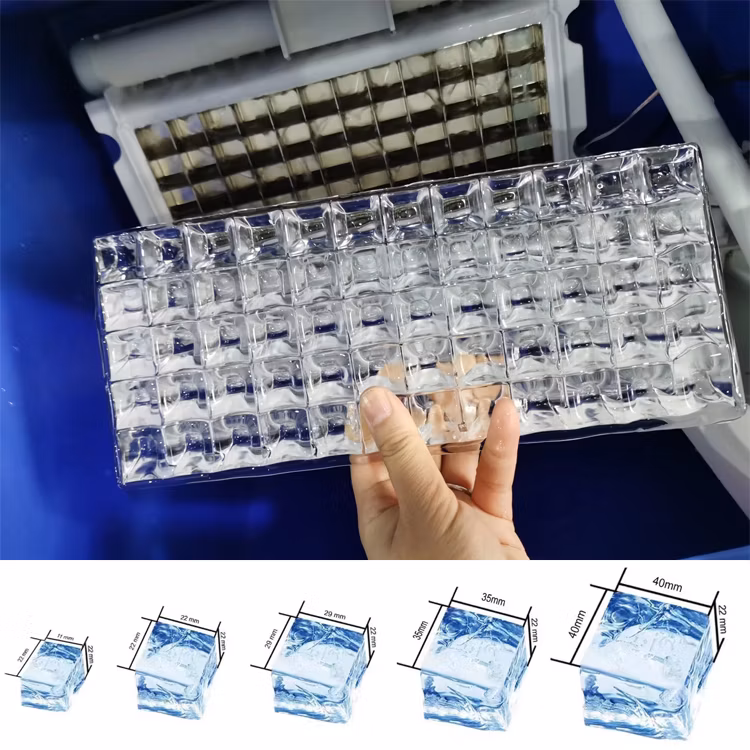 Automatic Cube Ice Making Machine 200kg 500kg 1000kg Ice Cube Maker Ice Maker Machine Machinery
