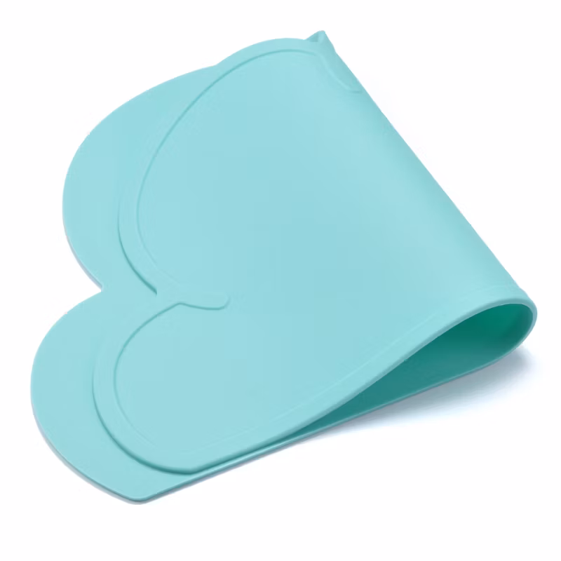Factory Wholesale Colorful Cloud Silicone Placemats for Dining Table