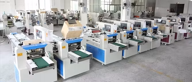 Automatic Flow Pack Packaging Machine for Ice Popsicle/ Ice Cube/Ice Cream Emballage Pillow Wrapping Machine
