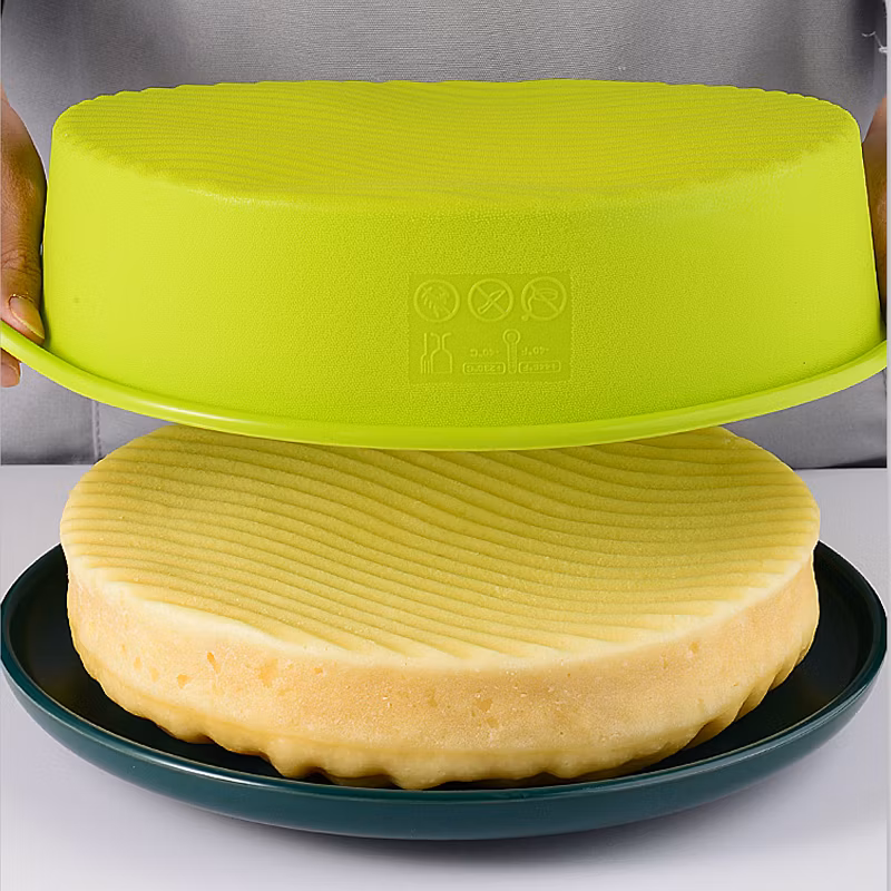 Food Grade High-Temperature Resistant Cake Baking Tray, Circular Silicone Cake Mold