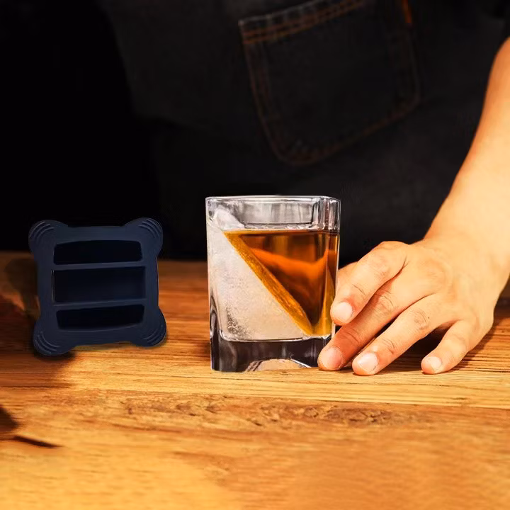 Food Grade Easy-Release Ice Maker Custom Silicone Whiskey Ice Mold