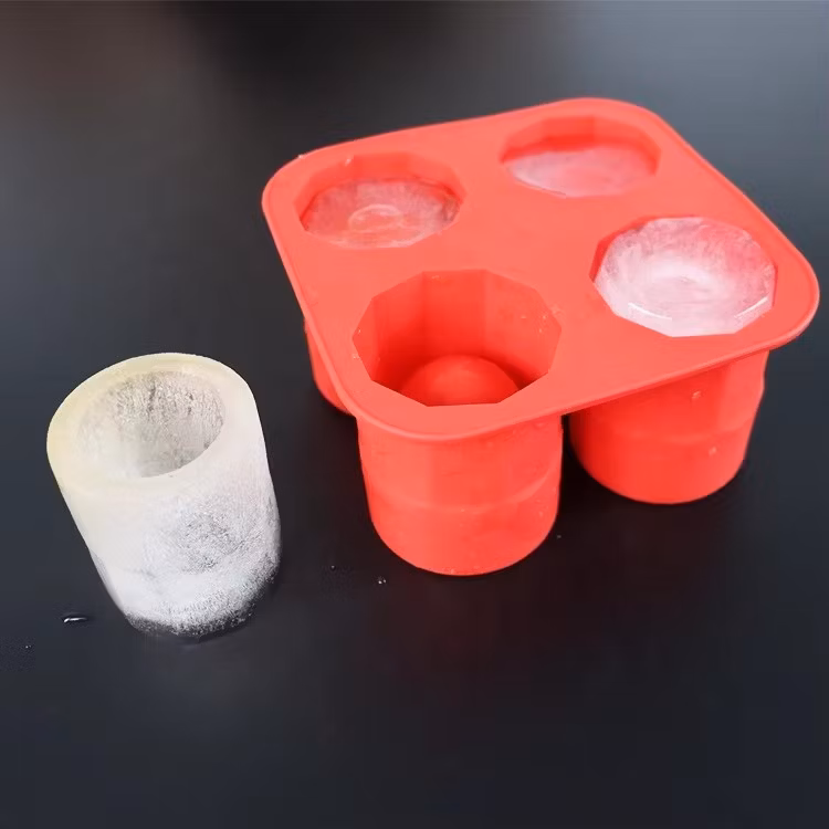 Silicone Release Reusable Sphere Ice Ball Maker Silicone Ice Mold