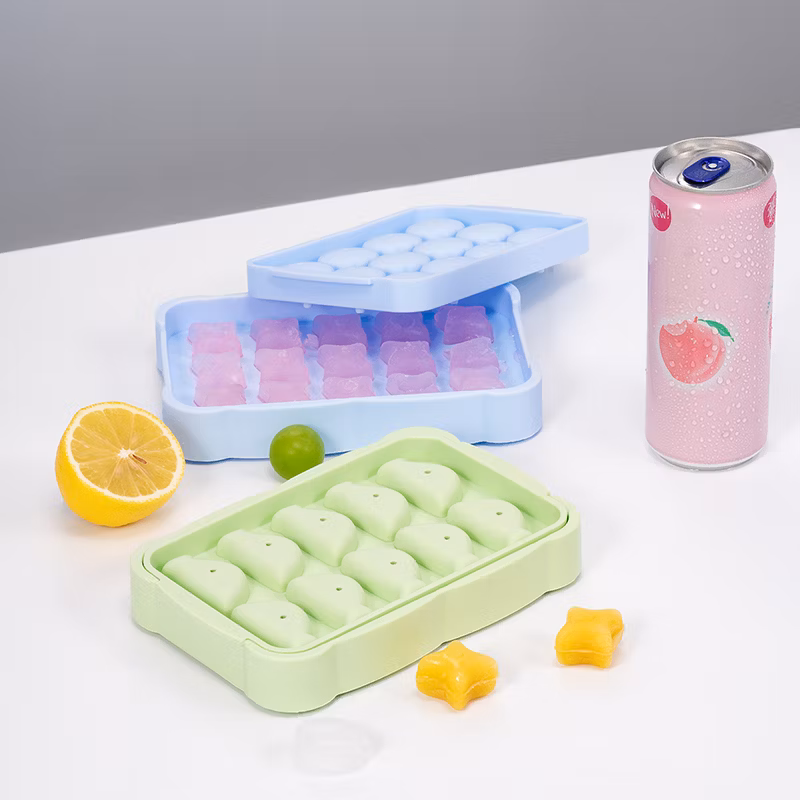 Hot Selling Silicone Ice Tray for Kitchen with 10 Cells