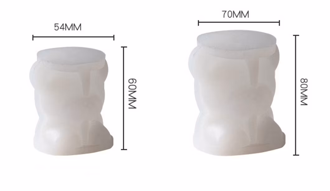 Single Cell Custom Cute 3D Cartoon Funny Ice Cube Mold Bear