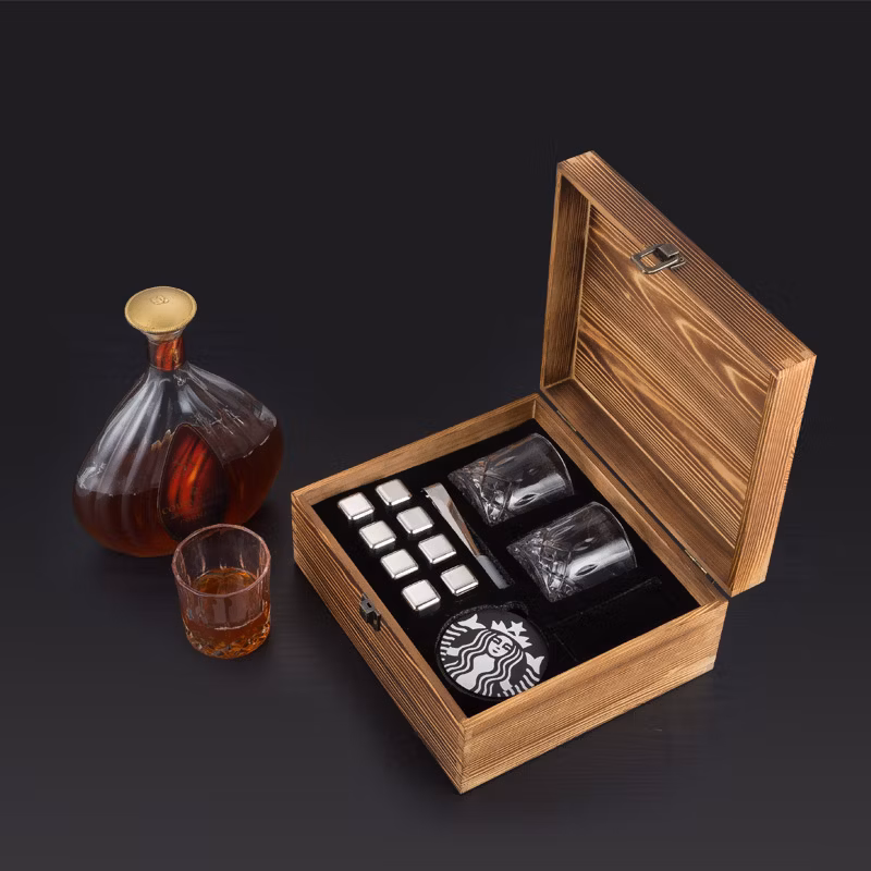 Reusable Ice Cubes Stainless Steel Whiskey Stones Ice Stone Set