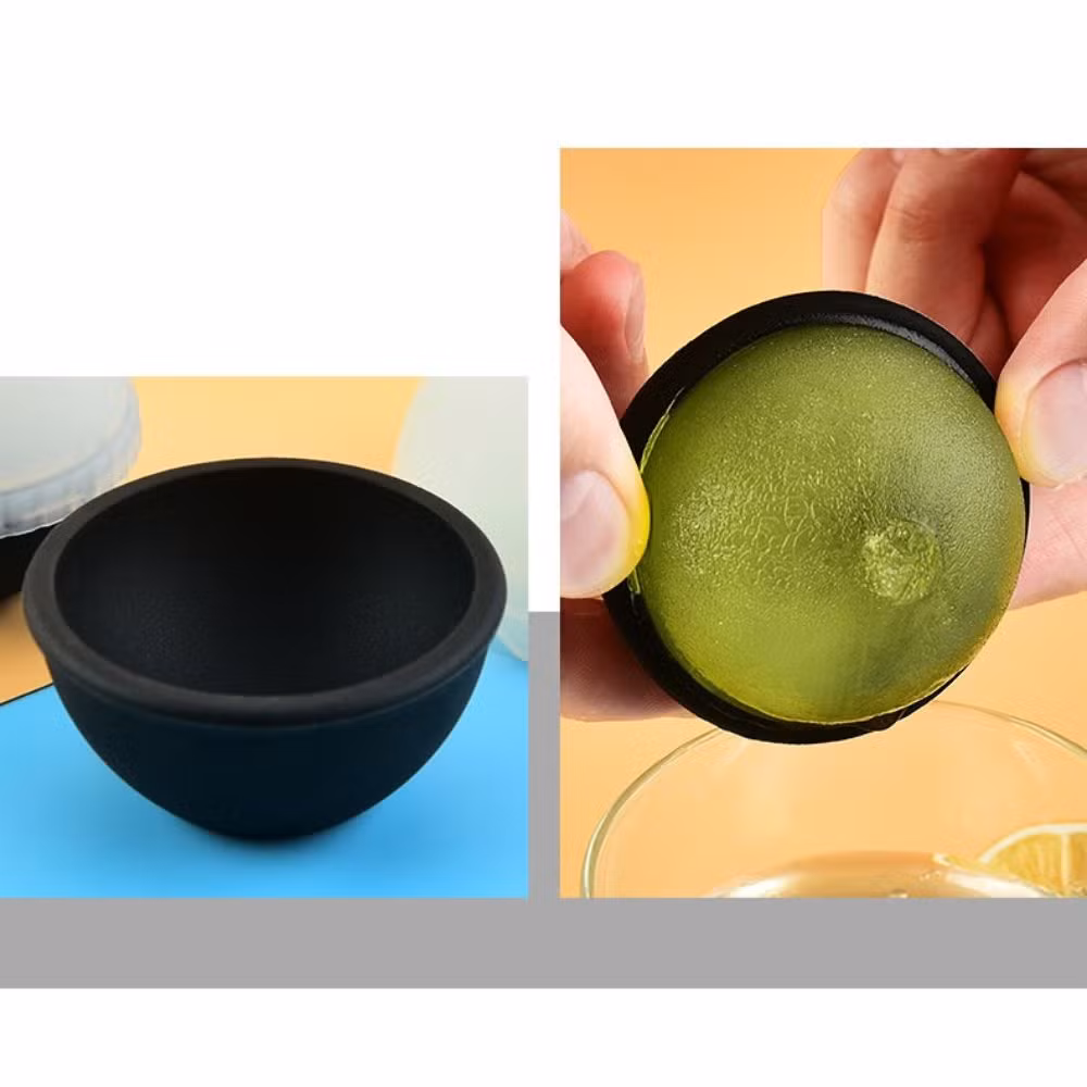 Ice-Cube Ball Brick Maker Tray Round Plastic Mold Bakeware Mi24559