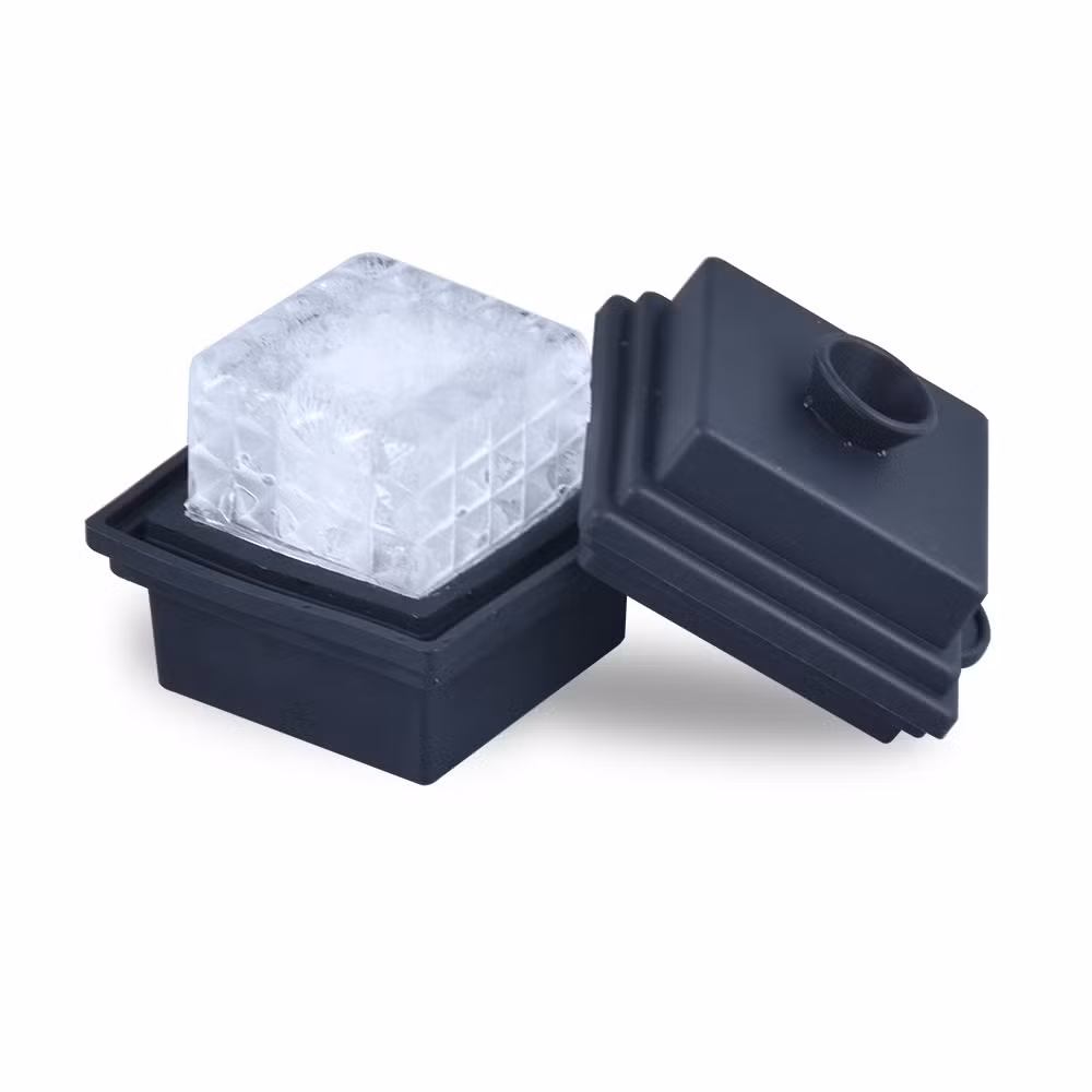 Promotional Quick-Freezing Silicone Single Large Ice Cube Molds Whiskey Square Ice Cream Tray